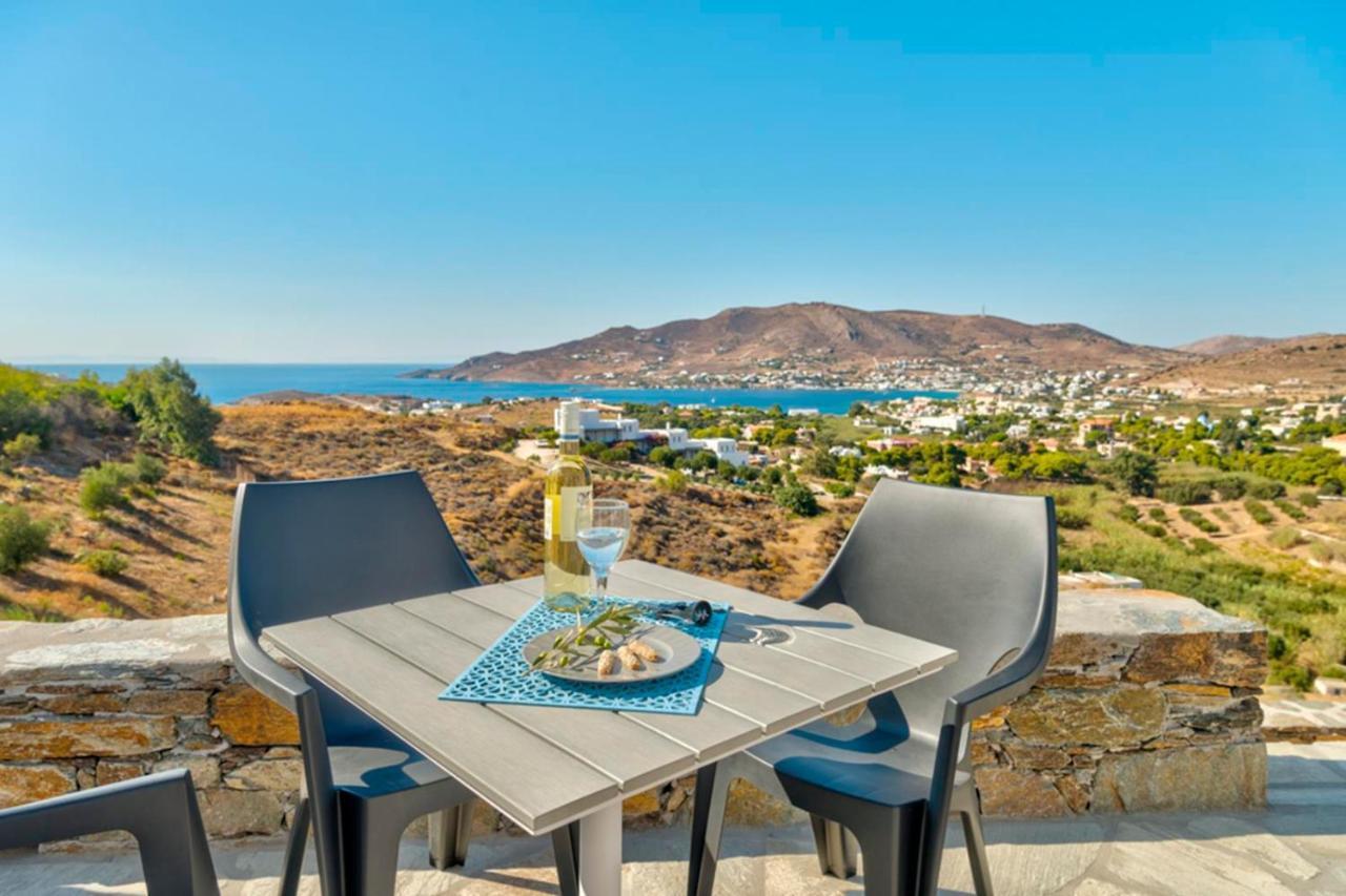 Vila Oceania House With Sea View Posidhonía Exteriér fotografie