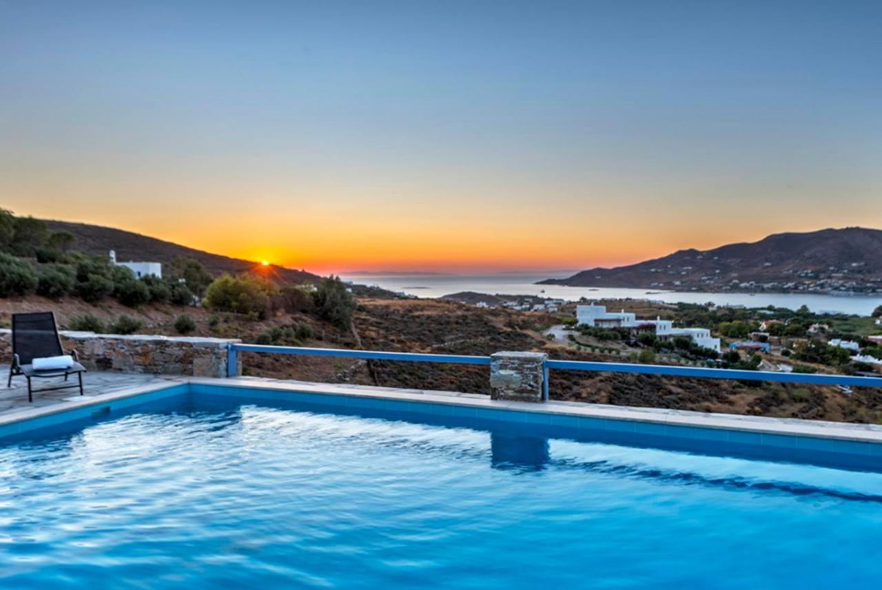 Vila Oceania House With Sea View Posidhonía Exteriér fotografie