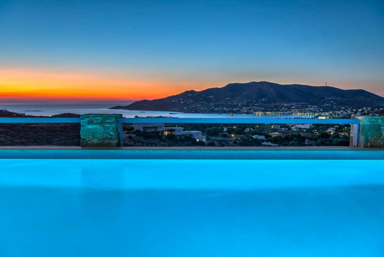 Vila Oceania House With Sea View Posidhonía Exteriér fotografie