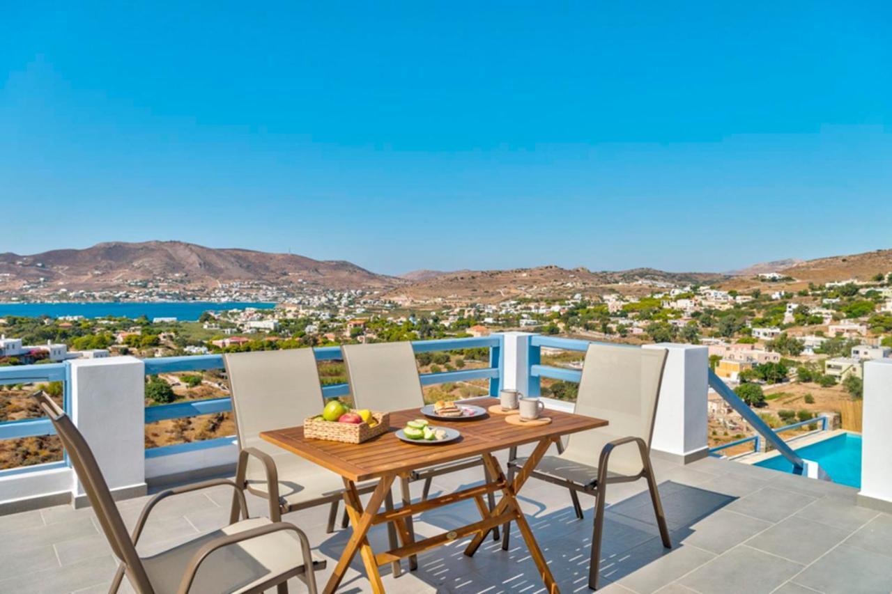 Vila Oceania House With Sea View Posidhonía Exteriér fotografie