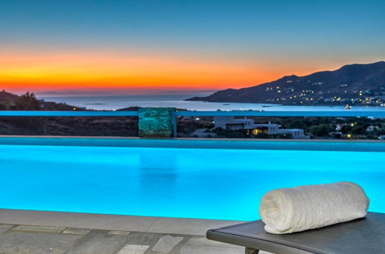 Vila Oceania House With Sea View Posidhonía Exteriér fotografie